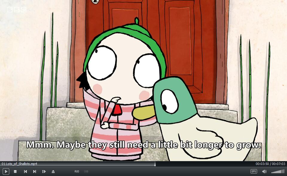 BBC Sarah and Duck 英语动画片 图片6 BBC Sarah and Duck 英语动画片 图片5