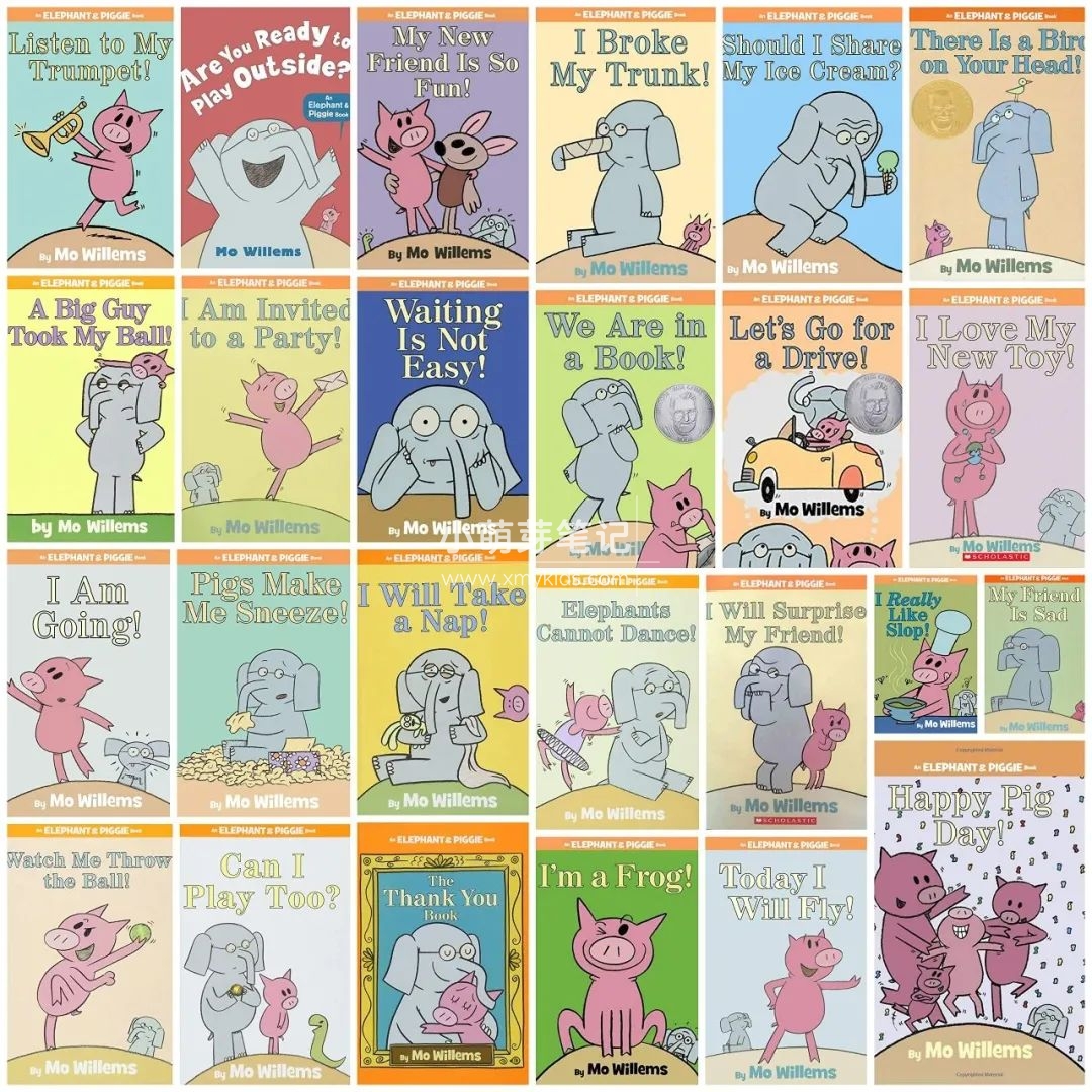 《小猪小象An Elephant and Piggie Book》经典情商启蒙英文绘本PDF+音频+视频+拓展，百度云网盘下载！_小萌芽笔记