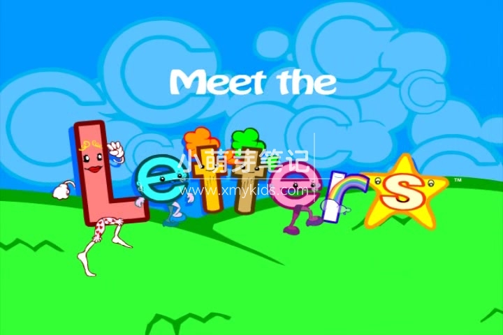 《Meet the Letters系列》认识颜色、形状、数字、字母、单词英语动画视频，全10集标清视频，百度云网盘下载！_小萌芽笔记