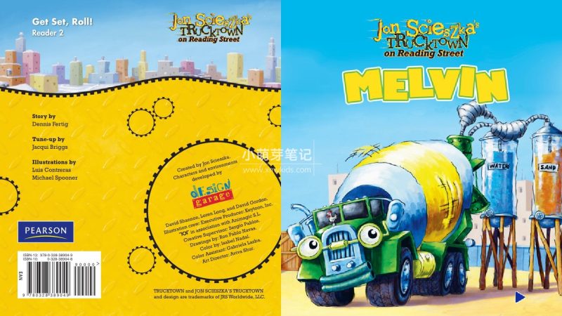 《Trucktown汽车镇的故事》36册英文有声绘本分级读物PDF绘本+音频MP3，百度云网盘下载！_小萌芽笔记