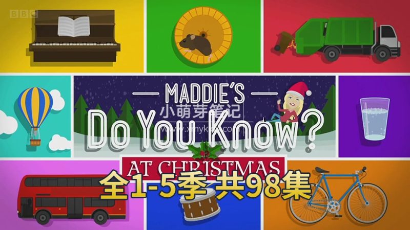 BBC少儿真人科普纪录片系列神剧Maddie's Do You Know你知道吗？适合0-10岁，全五季共98集，百度云网盘下载_小萌芽笔记