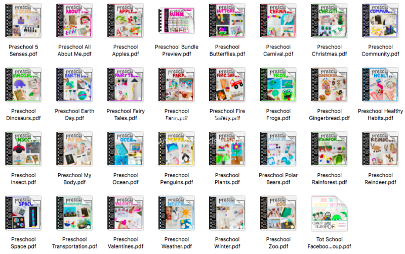 幼儿英语启蒙手工活动作业纸《Preschool Bundle》共31本PDF绘本,百度云网盘下载!_小萌芽笔记