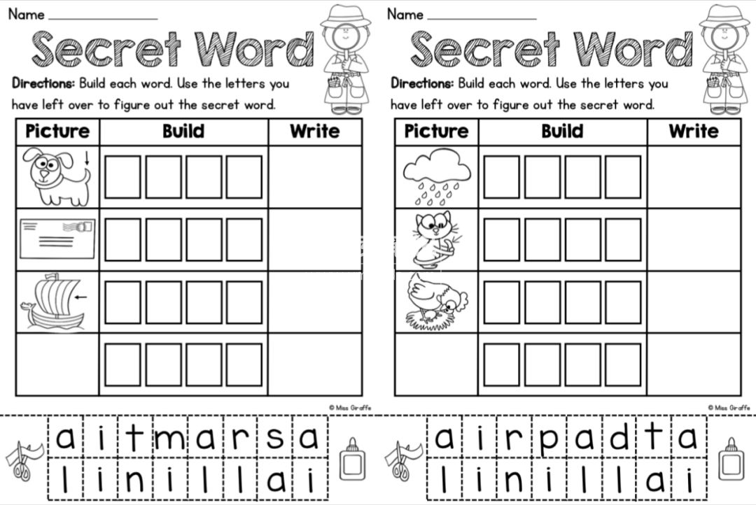 Phonics No Prep Massive MEGA Bundle 自然拼读练习册 图片14 Phonics No Prep Massive MEGA Bundle 自然拼读练习册 图片13