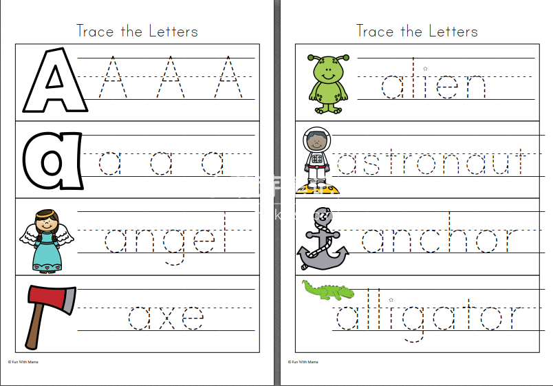 字母练习作业纸 图片43