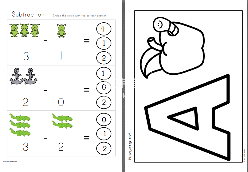 字母练习作业纸 图片31