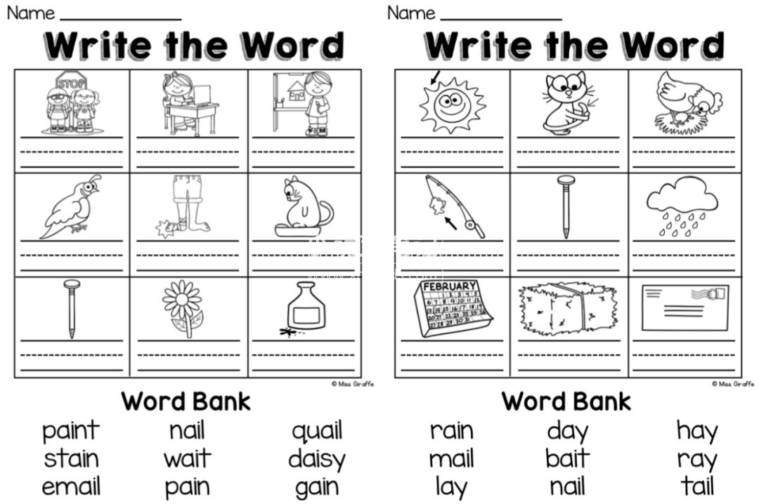 Phonics No Prep Massive MEGA Bundle 自然拼读练习册 图片16 Phonics No Prep Massive MEGA Bundle 自然拼读练习册 图片15