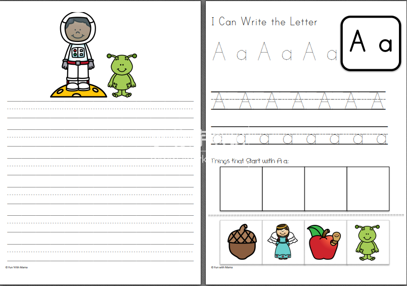 字母练习作业纸 图片47