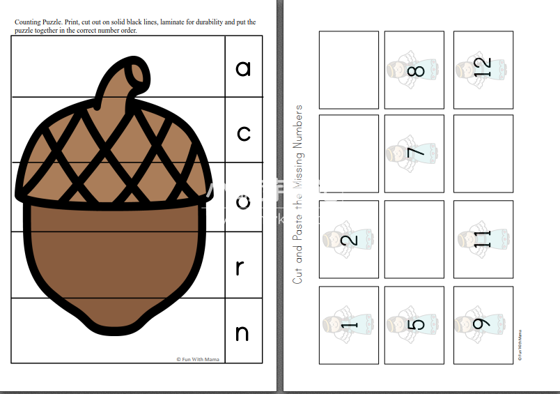 字母练习作业纸 图片25