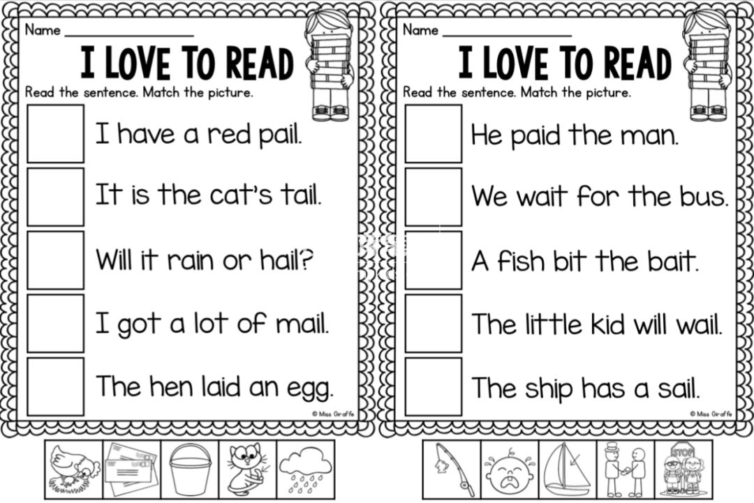 Phonics No Prep Massive MEGA Bundle 自然拼读练习册 图片24 Phonics No Prep Massive MEGA Bundle 自然拼读练习册 图片23