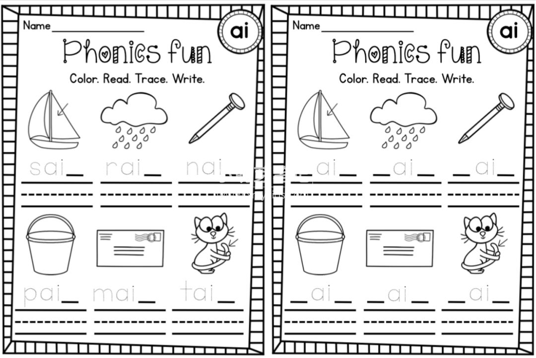 Phonics No Prep Massive MEGA Bundle 自然拼读练习册 图片20 Phonics No Prep Massive MEGA Bundle 自然拼读练习册 图片19