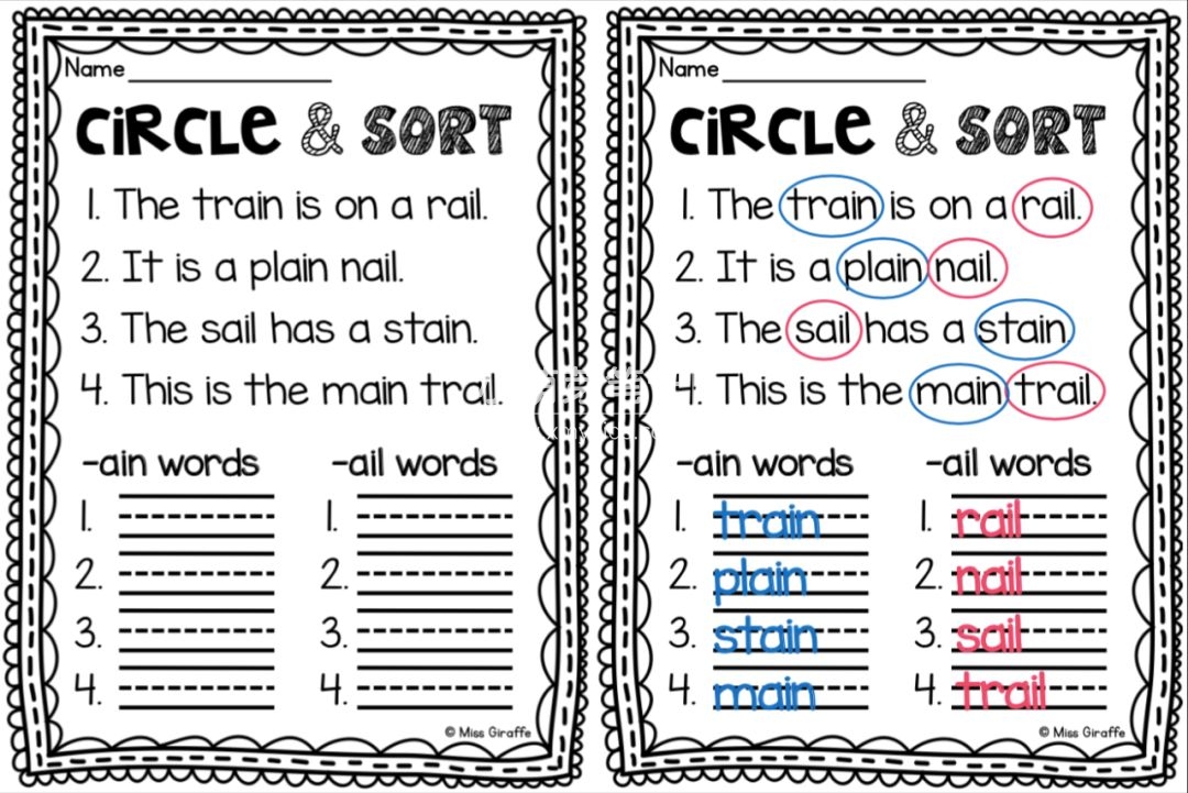 Phonics No Prep Massive MEGA Bundle 自然拼读练习册 图片8 Phonics No Prep Massive MEGA Bundle 自然拼读练习册 图片7