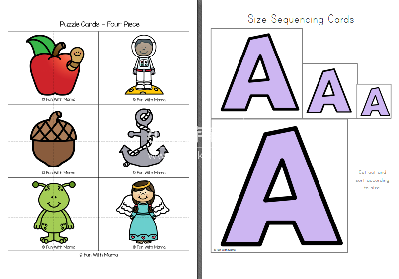 字母练习作业纸 图片17