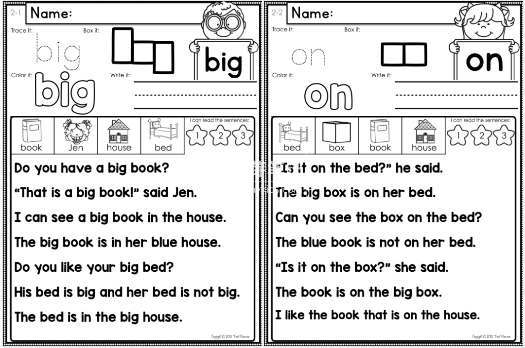 Sight Word Fluency & Word Work Sight Words 图片11