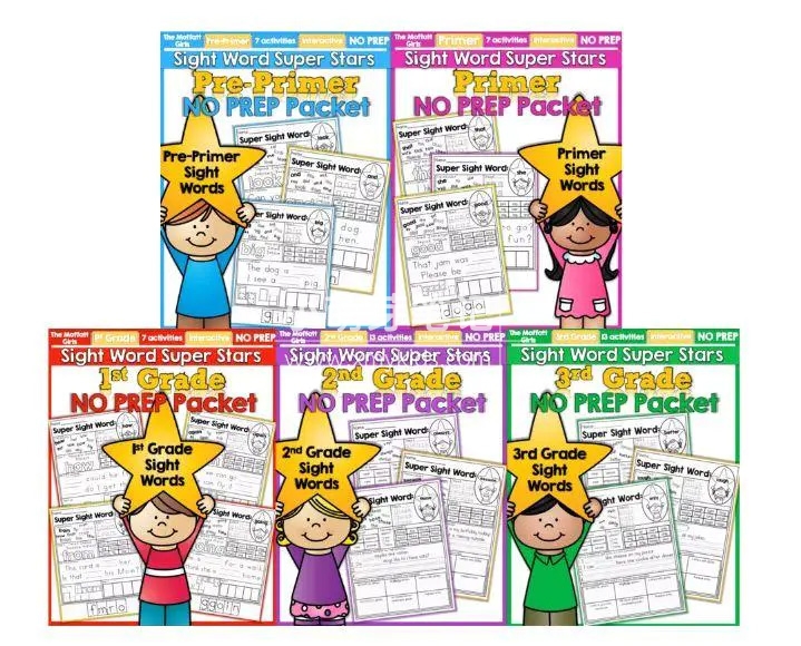 Sight Words Sight Words Super Stars 图片2 Sight Words Sight Words Super Stars 图片1