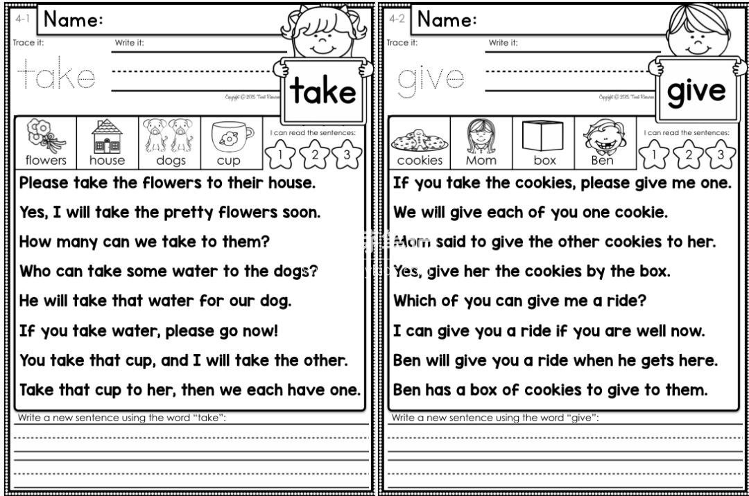 Sight Word Fluency & Word Work Sight Words 图片23