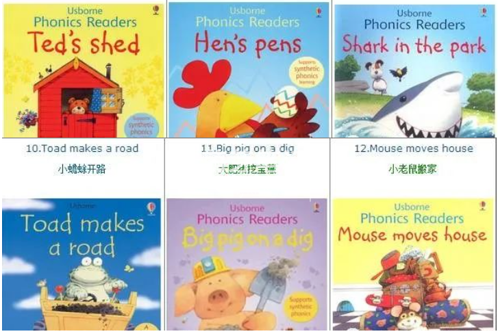 Usborne 斯伯恩绘本 斯伯恩自然拼读 图片8 Usborne 斯伯恩绘本 斯伯恩自然拼读 图片7