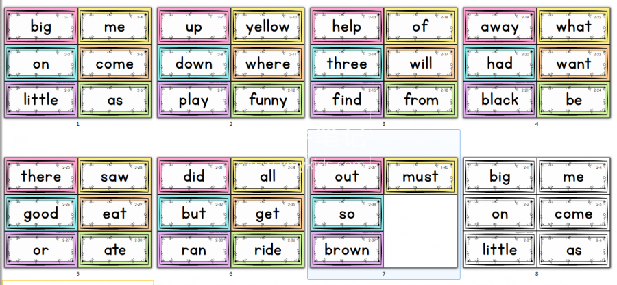 Sight Word Fluency & Word Work Sight Words 图片13