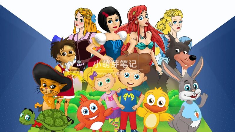 Youtube英文童话故事动画《Fairy Tales and Stories》全603集，1080P高清视频带英文字幕，百度云网盘下载！_小萌芽笔记
