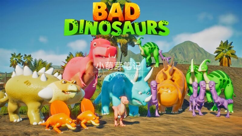 Netflix动画《Bad Dinosaurs》无对白，全8集，1080P高清视频，百度云网盘下载！_小萌芽笔记