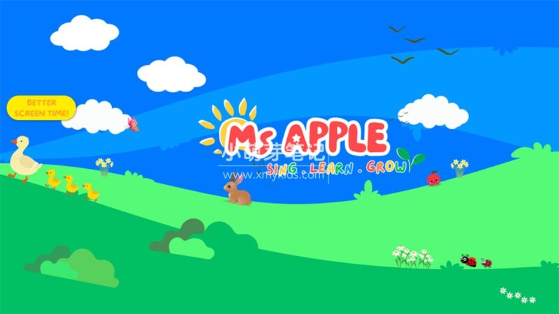 YouTube英语启蒙频道《Ms Apple》全57集,1080P高清视频,百度云网盘下载!_小萌芽笔记